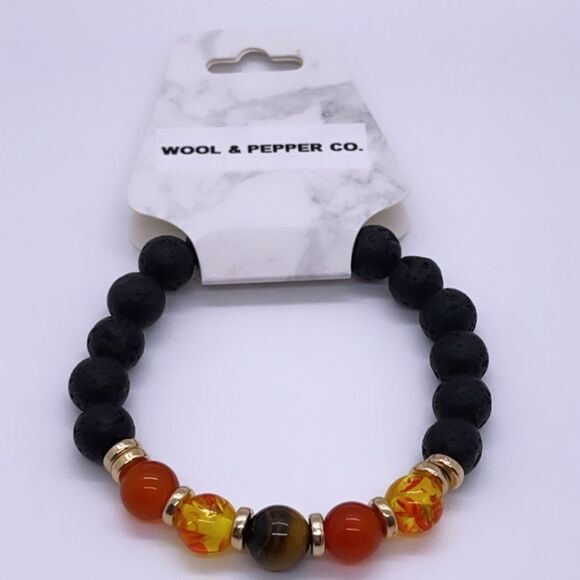 Wool + Pepper Co. Lava & Healing Stones Bracelet - Picture 5 of 5